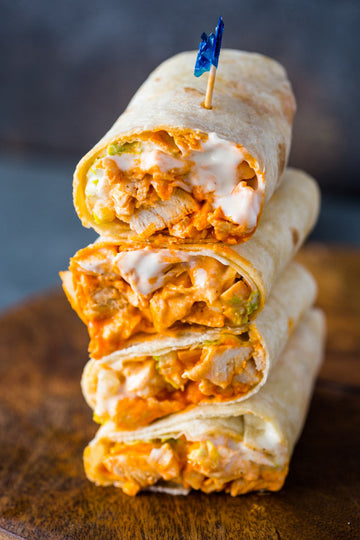MISSION-READY MEALS - Albino Rhino Buffalo Chicken Ranch Wrap