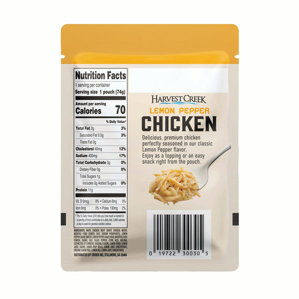 Lemon Pepper 2.6oz Pouch (Case of 12)