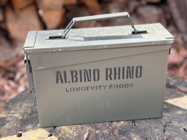 AR Premium White Chicken (4.5oz/ Case of 12) Ammo Can Included